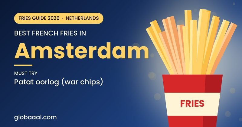 Best french fries in Amsterdam, Netherlands: must-try Patat oorlog (war chips)