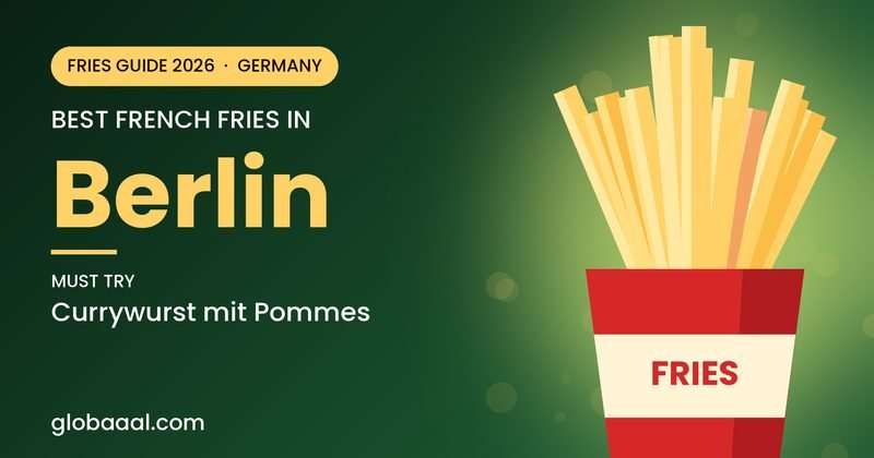 Best french fries in Berlin, Germany: must-try Currywurst mit Pommes