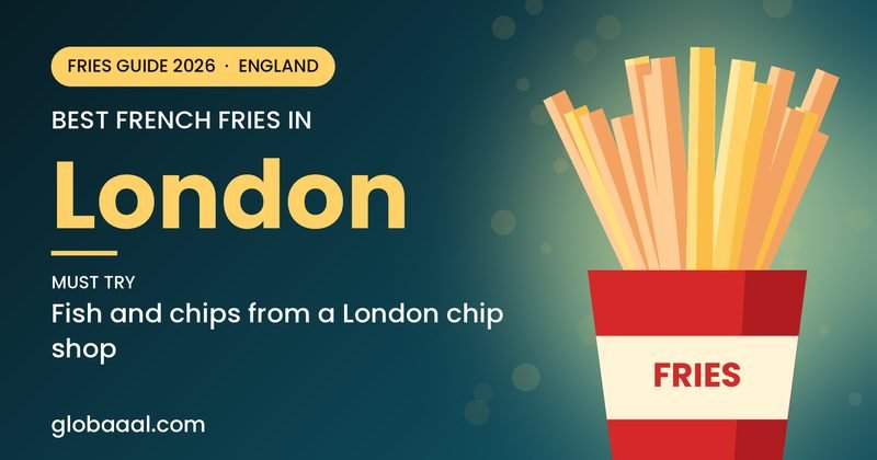 Best french fries in London, England: must-try Fish and chips from a London chip shop