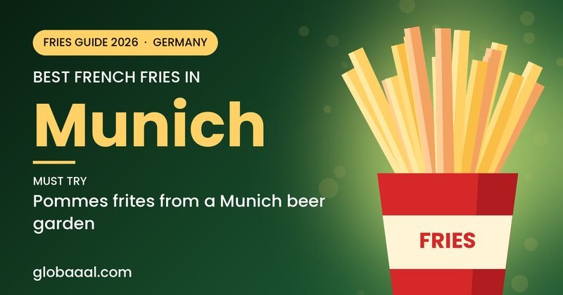 Best french fries in Munich, Germany: must-try Pommes frites from a Munich beer garden