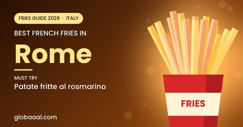 Best french fries in Rome, Italy: must-try Patate fritte al rosmarino