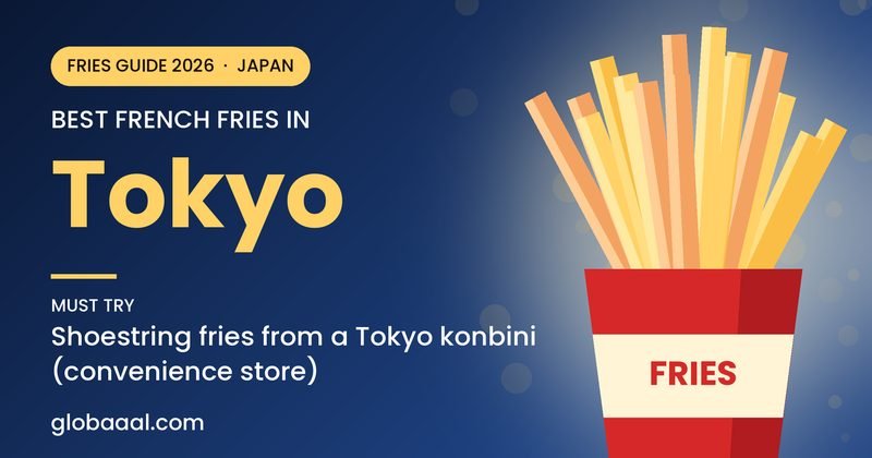 Best french fries in Tokyo, Japan: must-try Shoestring fries from a Tokyo konbini (convenience store)
